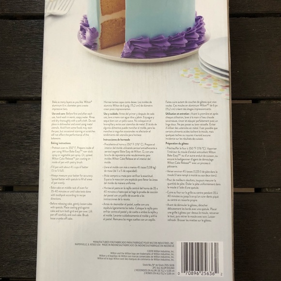 ‼️$5 SALE‼️ WILTON 6 inch Cake Pan Set Small & Tall - Picture 12 of 14